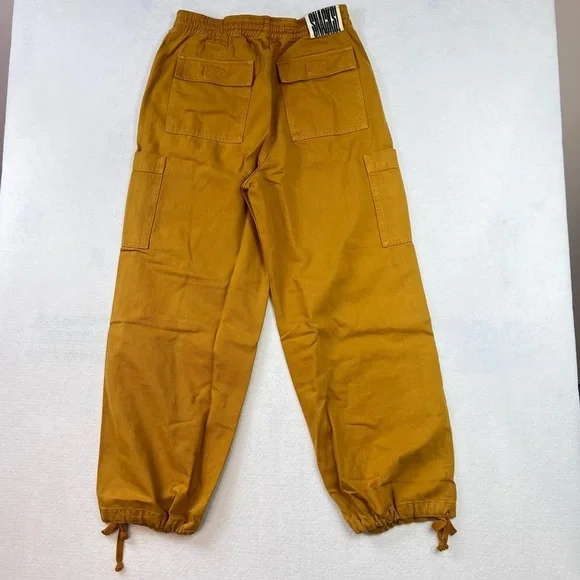 Mother The Munchie Nerdy Cargo Pants High Rise Wide Leg Sz 30 NWT Wood Thrush - Picture 3 of 16